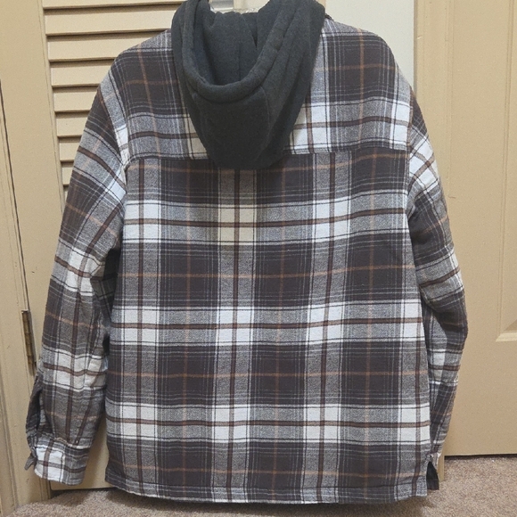 Plaid Shirt Jacket for Men - Picture 8 of 9